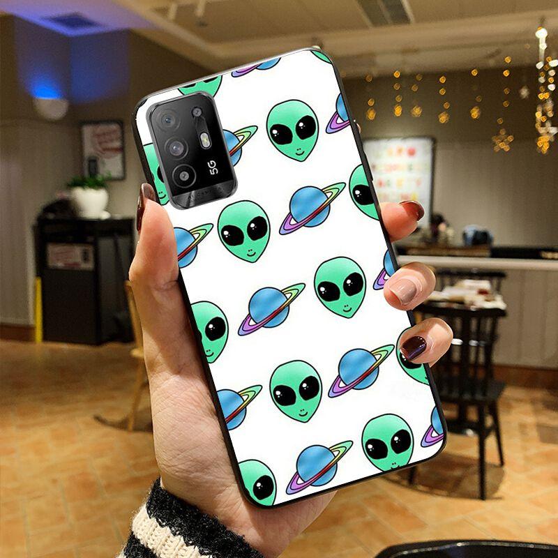 Alien Believe UFO ET Phone Cover For OPPO A74 A94 5G A3S A5 A5S A9 A12 A15 A15S A52 A53 A53S A72 A73 2020 A91 5G Cases Coque