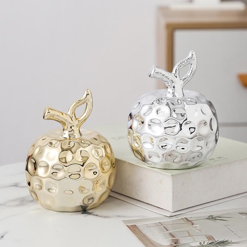 Ceramic Apple Desktop Decoration Fashionable and Simple Ceramic Home Furnishings Exquisite Gifts