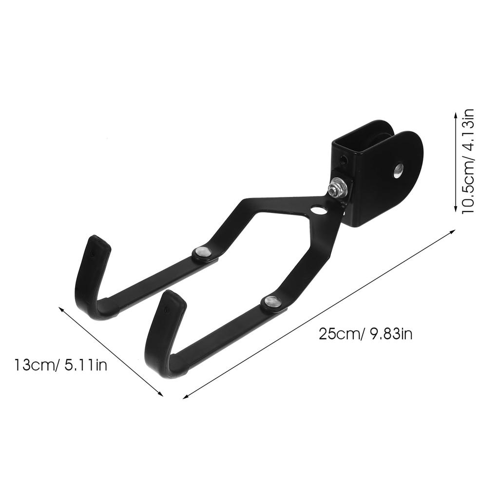 DOITOOL Bicycle Wall Mount Holds Approximately Easy Hanging Type for Garage Bicycle Storage Random Hook, Steel, 50kg, Installation, Space-Saving,