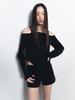 Visus Fold Over Shorts_Black