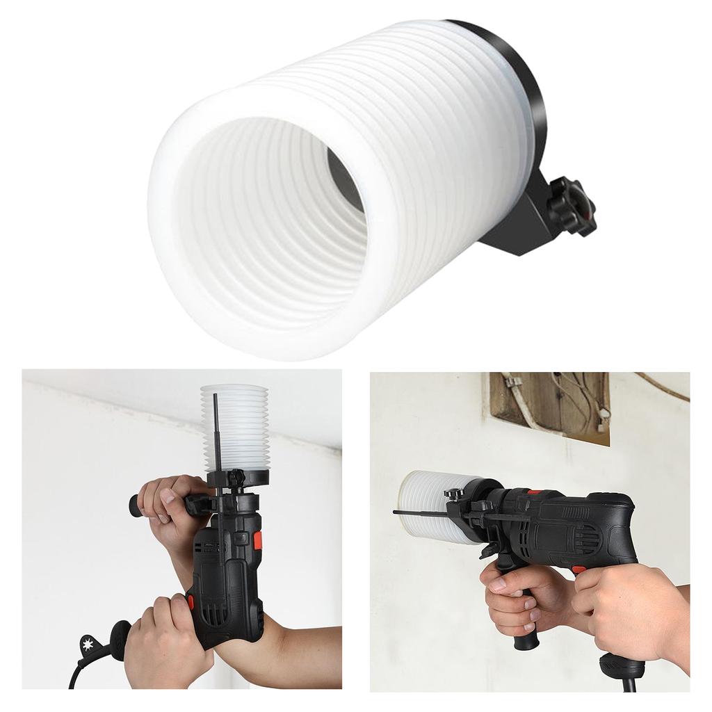 Rubber Impact Drill Dust Collector Cover White Rubber Electric Hammer Ash Bowl Collecting Device Tool