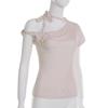 2025 Summer Off-Shoulder Polka Dot Lace-Up T-Shirt - Trendy Girly Style