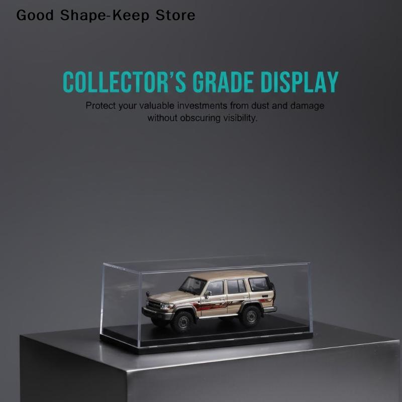 daily1/5Pcs Acrylic Dust-Proof Showcase & Storage Organizer Box For MiniGT 1/64 Diecast Model Car Display Case With Cover