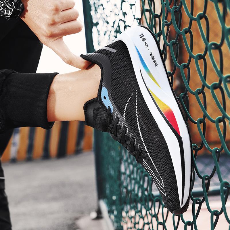 Summer New Marathon Running Shoes Couple Breathable Running Shoes Non-slip Men's and Women's Casual Sports Shoes