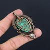 Copper Malachite Jewelry, 999 Copper Wire Wrapped Pendant Handmade Gemstone Jewelry, Gifts For Wife Brand New Pendant