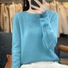 Women Sweater 100% Wool MODERN NEW SAGA O-neck Knit Pullover Thin Spring Autumn Jumpers Female Knit Tops