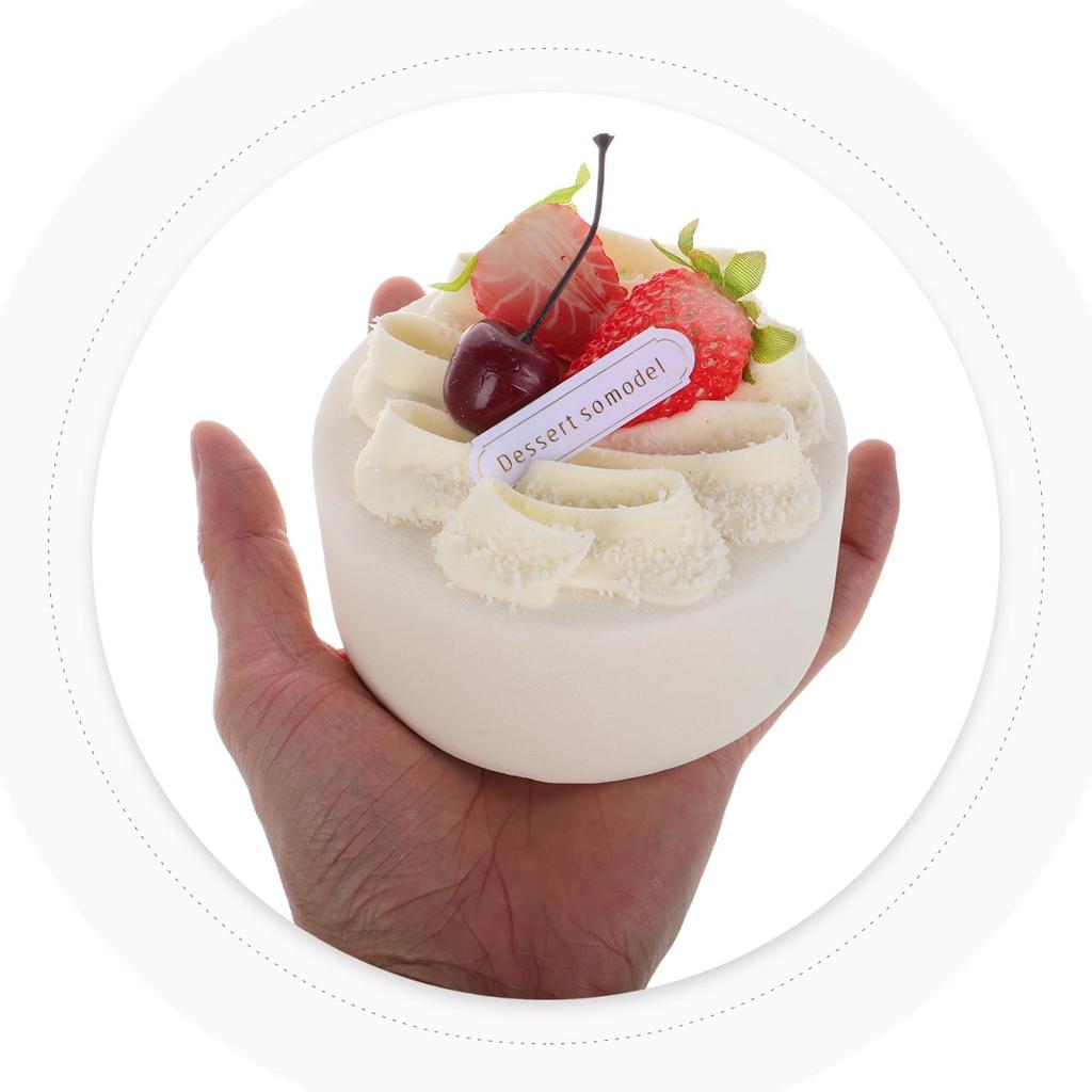INOOMP Tikro dydžio gimtadienio torto modelis, Realistiškas dirbtinis tortas dekoravimui