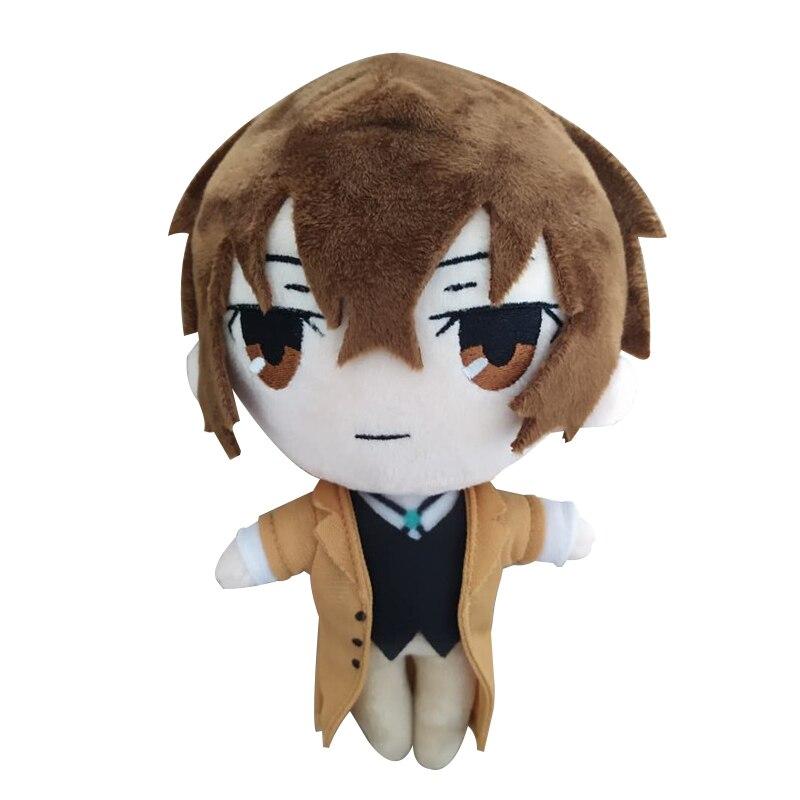 Charmante Bungo Stray Dogs Anime Figur Plüschtier Spielzeug Dazai Osamu Nakahara Chuya Ryunosuke Akutagawa Plüsch Weiche Kuscheltiere Spielzeug