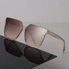 Vintage Square Sunglasses Women Men Retro Casual Fashion Black Clear Sun Glasses Female Eyewear