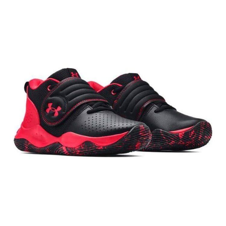 Under Armour Zone BB GS Black Red Camo Kids Sneakers 3024262-002