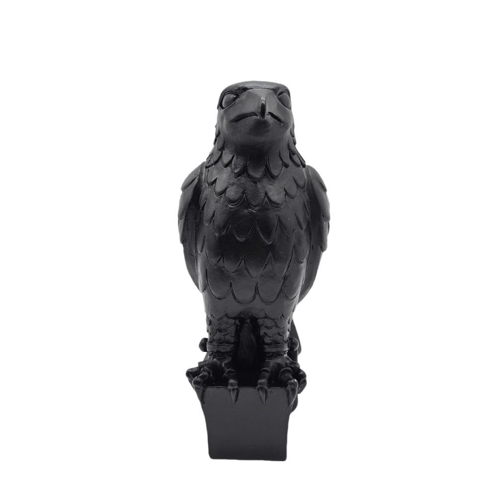 Realistic Hawk Desk Ornament Resin Crafts Falcon Statue Durable Animal Sculpture  for Friends Gift