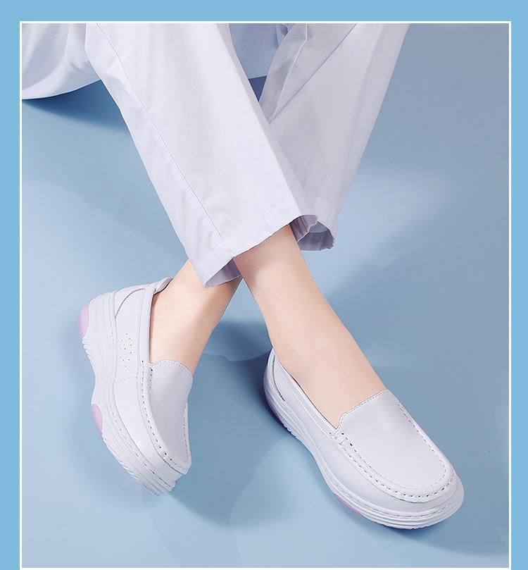 Women's Summer Breathable Non-Slip Soft Sole Nurse Shoes, Comfortable for Medical Staff & Beauty Therapists