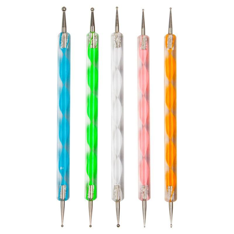 Dual-Ended Silicone Nail Art Tool: Smudge & Dot Pen