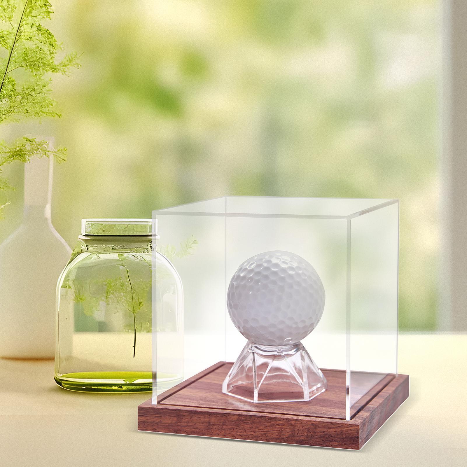 

Акриловый прозрачный держатель-дисплей для мячей для гольфа Стойка для демонстрации мячей для гольфа Защита от пыли Бейсбольный органайзер Спортивные аксессуары Для CHINA