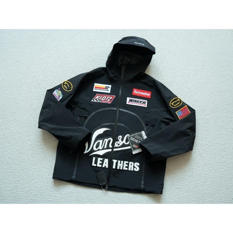 Men's and women's alphabet decal waterproof hooded zipper jacket