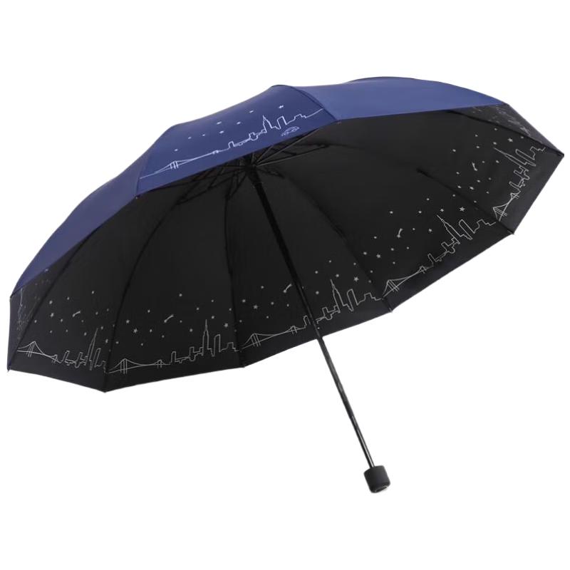 

Paradise Umbrella Men s Automatic 10-Rib UV Sun Rain Umbrella