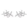 Elegant Flower Shaped Headphone Buckles Clip On Attachment For FreeClip 1 2 Zircons Embellishment