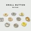 Irregular Metal Shirt Buttons: Asymmetrical Rhinestone-Decorated Buttons for Men's and Women's Cardigans and Sweaters