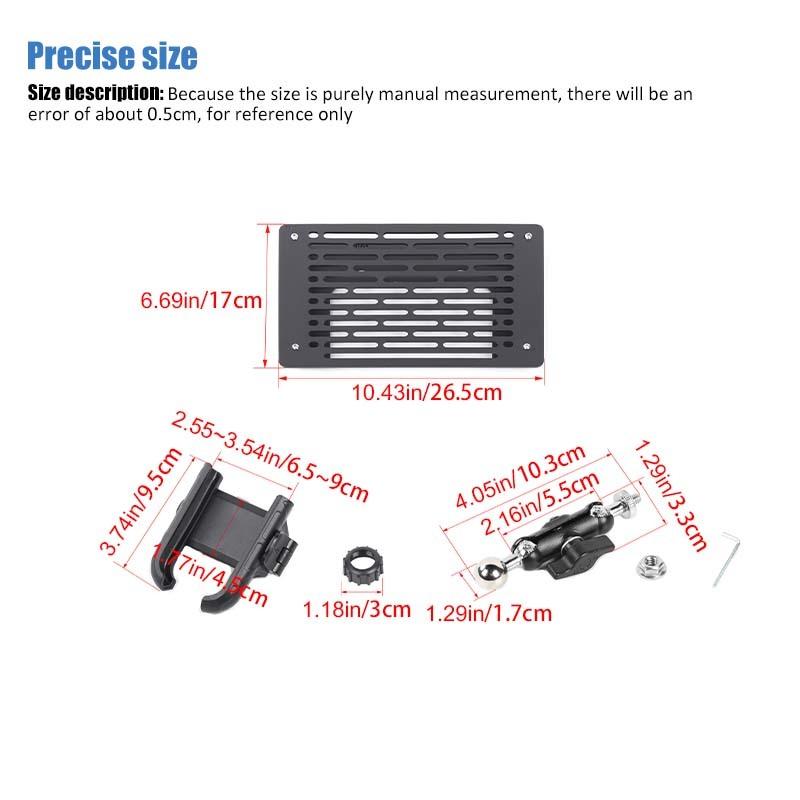 Panou de Control Central Suport Telefon Suport Raft Pentru Ford F150 2009-2014 Accesorii pentru Depozitare și Organizare
