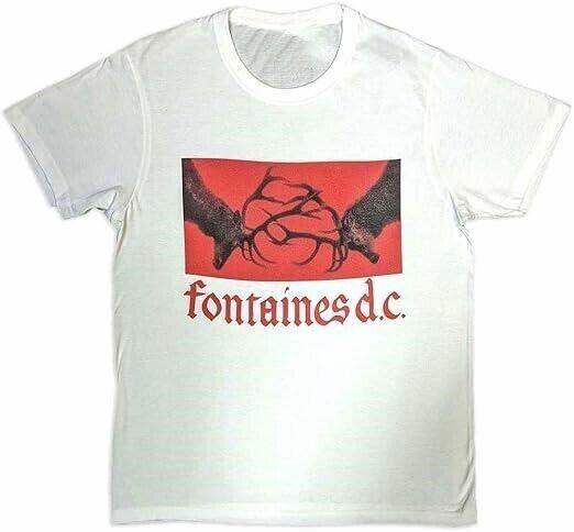 

Rock Off Fontaines D.C. Gothic Band Logo T-shirt PA1909_13 Unisex T-Shirt XXL