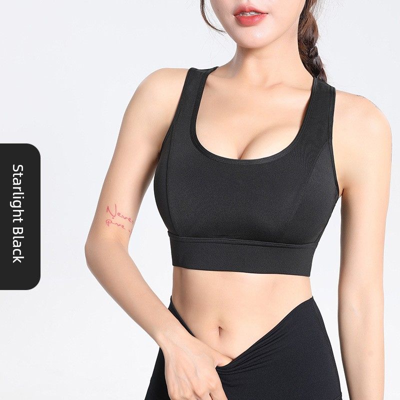 Sports Bra for Women, Shockproof, High-Intensity, Beautiful Back Design, European and American Style Yoga Fitness Pants, Peach Lift High-Waisted Pants