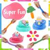 15 Pack Scented Fluffy Butter Slime Kit for Girls Ages 8-12, Ice Cream Slime Kit, Cute DIY Slime Set Toys for Toddler Kids Girls 4-6, Cake Butter