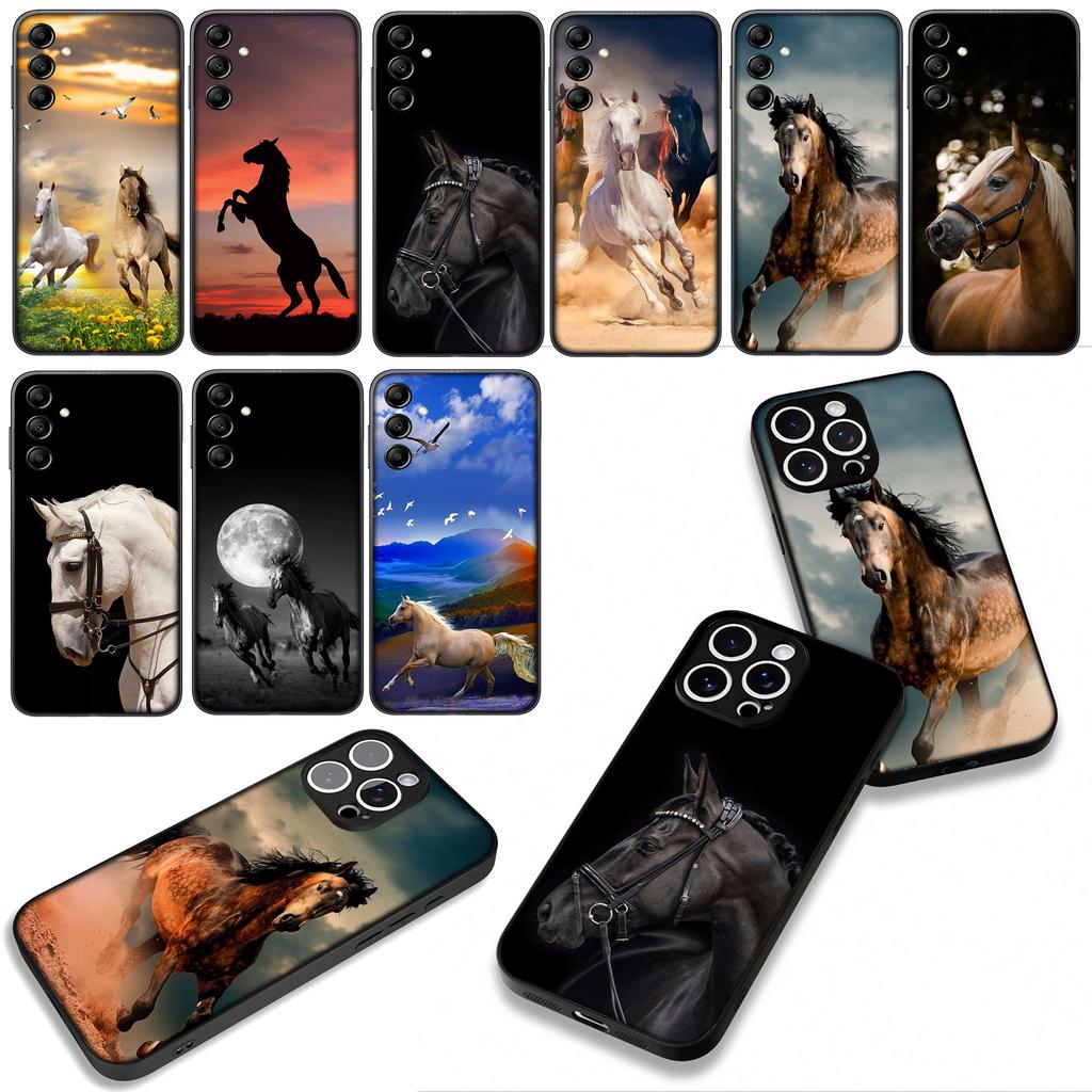 Wild Horse Animal Cover Phone Case for Xiaomi Redmi 15 A5 9A 9T 10A 10C 9C NFC 15C Note 11 9 10 Pro Plus 8T