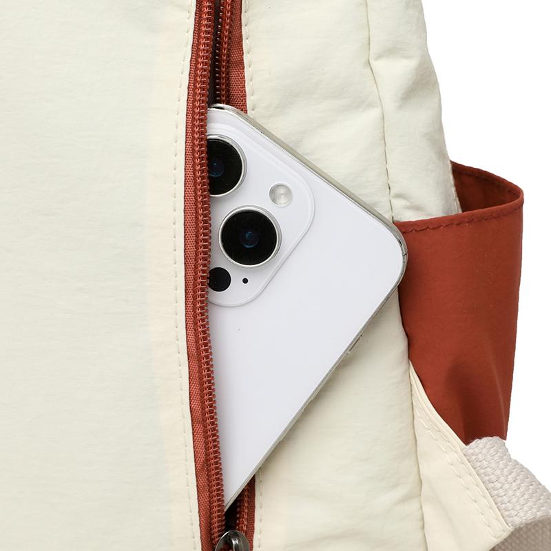 Contrast Color Backpack Women's Outdoor Lightweight Travel Backpack Large Capacity Student Schoolbag