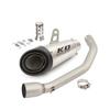 For VOGE 350AC 350 AC 2023 Motorcycle Mid Exhaust Connect Pipe 310mm Muffler Stainless Steel Escape With Removable DB Killer