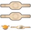 2Pcs Silicone Bread Sling Non Stick Silicone Baking Mat Long Handle Heat Resistant Sourdough Bread Sling Dutch Oven Liner