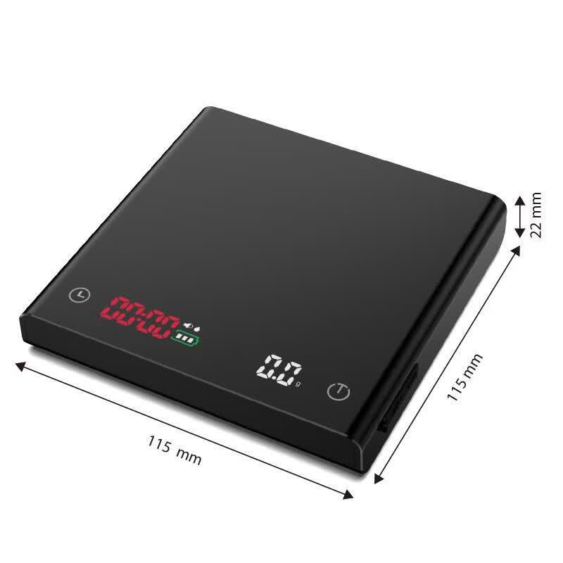 Mi Ling Digital Coffee & Kitchen Scale with Timer (CN version) черный