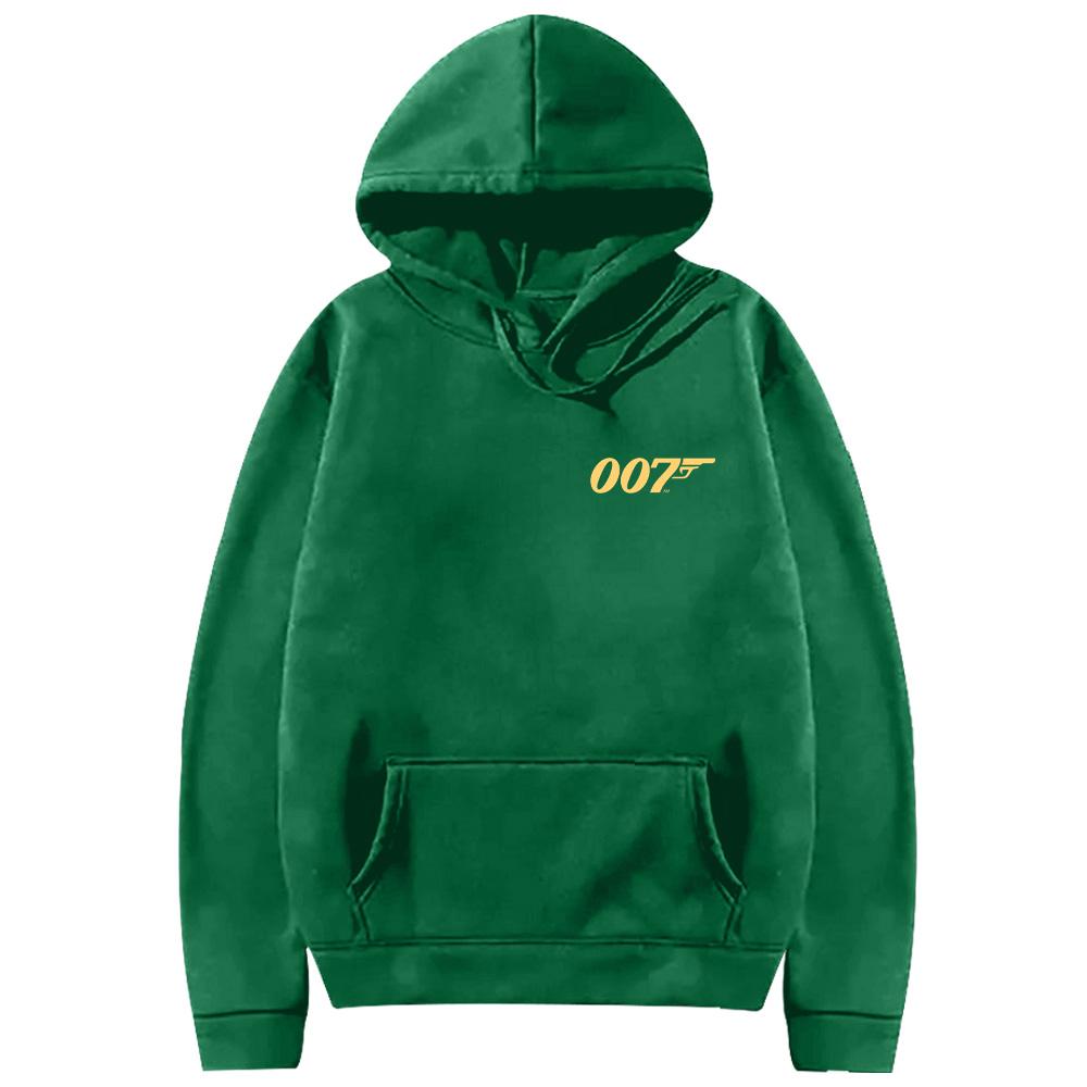 

007 First Light Logo Graphic Hoodies Gamer Gift Fashion Sweatshirts Casual High Street Long Sleeve Clothes Unisex Loose Pullover XS