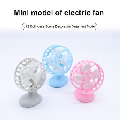 1/12 Puppenhäuser Miniatur-Ventilatormodell Realistisches Elektrisches Ventilator-Replikat für Sammler-Ausstellung Und Fantasievolles Spiel Miniatur-Möbelzubehör