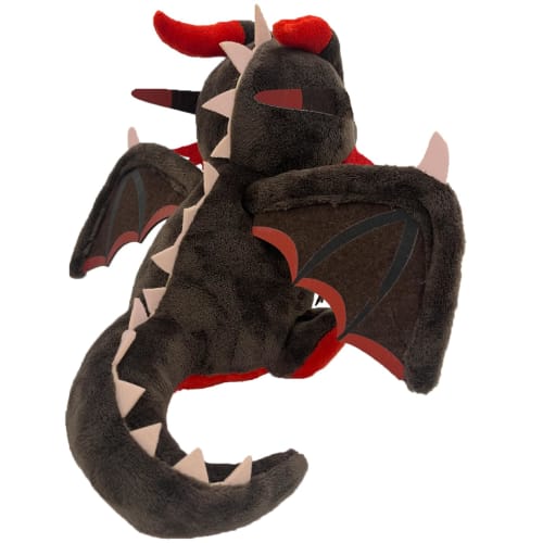 Capcom Monster Hunter Deformed Plush Toy, Red Dragon Miraboreas, Approx. H230 x W200 x D260mm, Made of Polyester