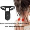 Ultrasonic Portable Lymphatic Soothing Body Shaping Neck Instrument, Hunchback Corrector for Men Women (Black-1 Pcs)