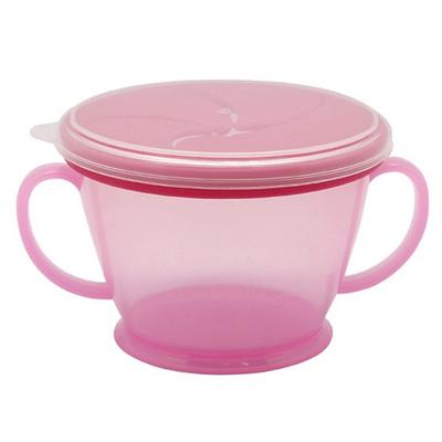 Twodeco Spill-proof Snack Cup, Pink, 1 Set