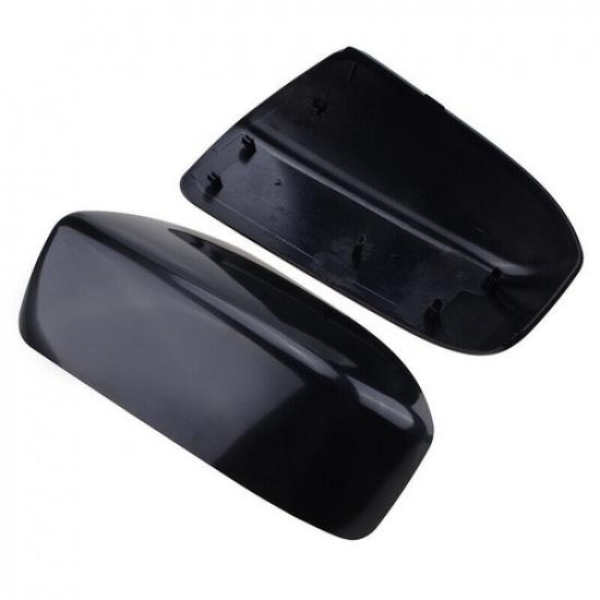 Pair Mirror Cover Cap Housing For 2003-2006 2007 Honda Accord Sedan/Coupe Black