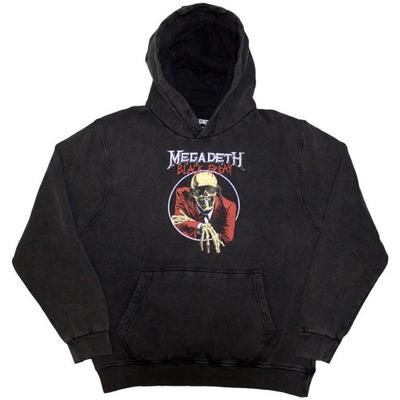 Megadeth Unisex Adult Black Friday Back Print Stone Wash Hoodie