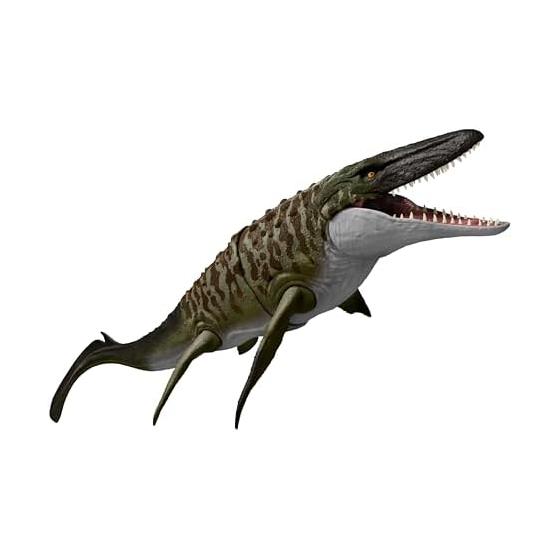 Mattel Jurassic World (JURASSIC WORLD) Battle Action Mosasaurus Children s Figure Dinosaur Toy Moving Large Total Length: Approx. 65.4cm Ages 4 and