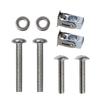 Jeyaic General Purpose Square Hole Adapter Set of 2 Turn