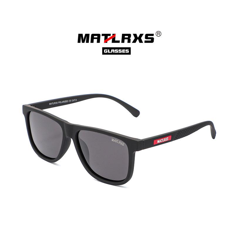 Classic best-selling polarized sunglasses for outdoor fishing, cycling, and driving, square frame UV protection glasses