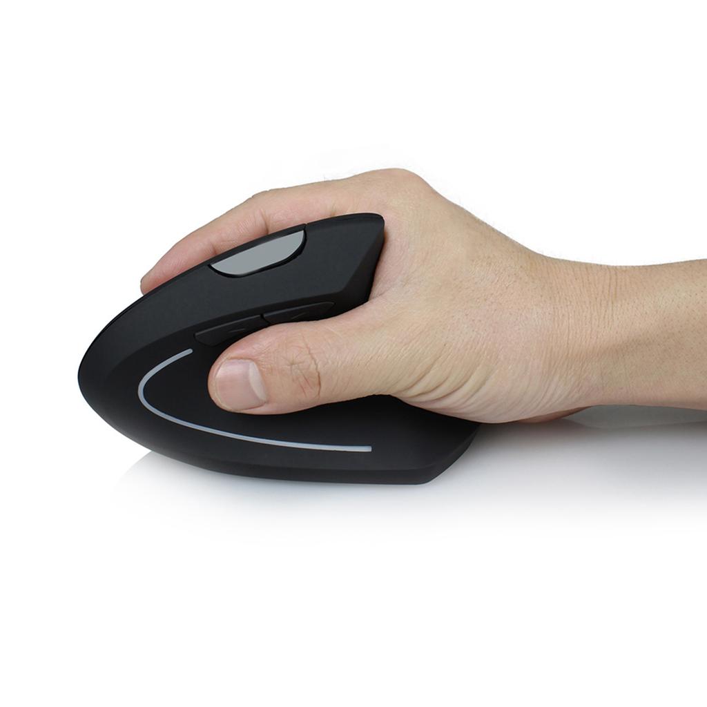 YWYT 2.4G Wireless Rechargeable Vertical Mouse Ergonomic Upright Mouse Optical Mouse 3 Adjustable movement speed Levels