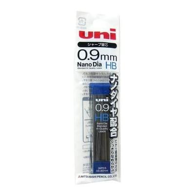 Uni NanoDia Lead Refills 0.9mm HB U09202ND1PHB - 4 Billion Nano Diamonds for Clear, Smooth Writing