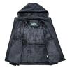 Autumn and Winter New Fleece Jacket Men's Casual Outdoor Hooded Large Size Elastic Jacket Jacket