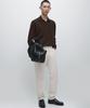 Masimodutti Cotton Knit Polo Sweater