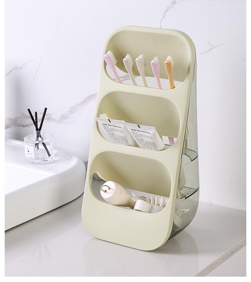 Ins Style Luxury Cosmetics Organizer: Desktop Makeup & Lipstick Holder with Brush Storage.