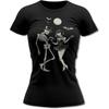 Bands and Bones Skeleton Dance Women's Cute Skulls T-Shirt