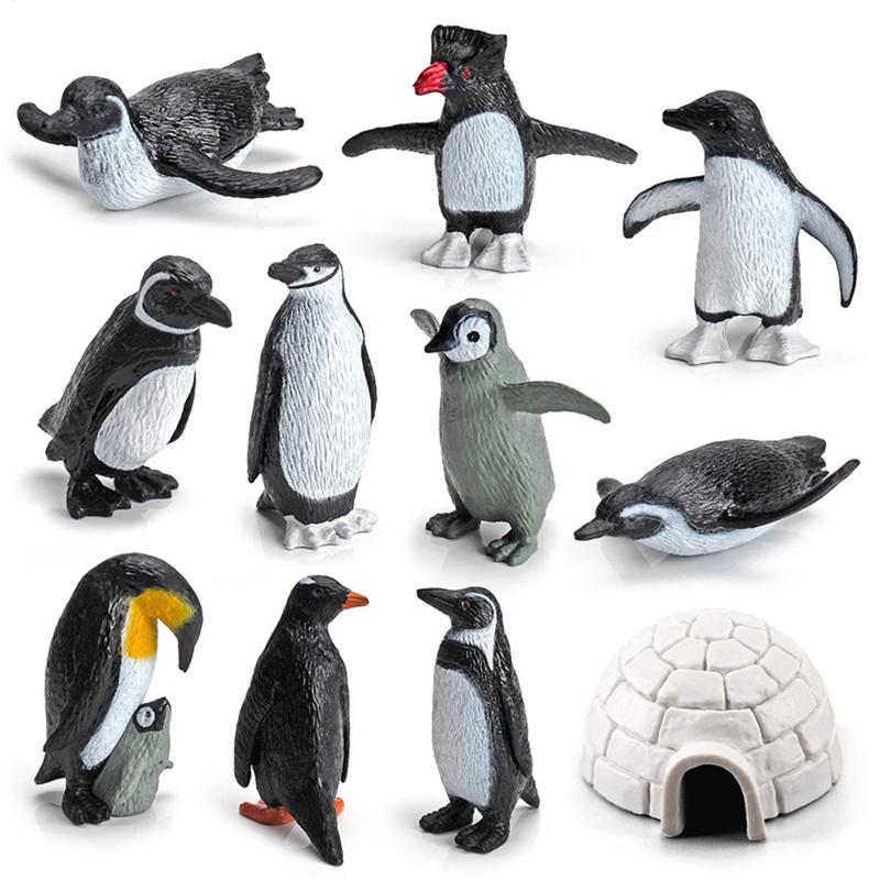 26 Buc Figurine Animale Polare 3D Mini Animale Arctice Delfin Focă Jucării Set Model Decor Acasă Urs Arctic Pentru Copii Cadouri