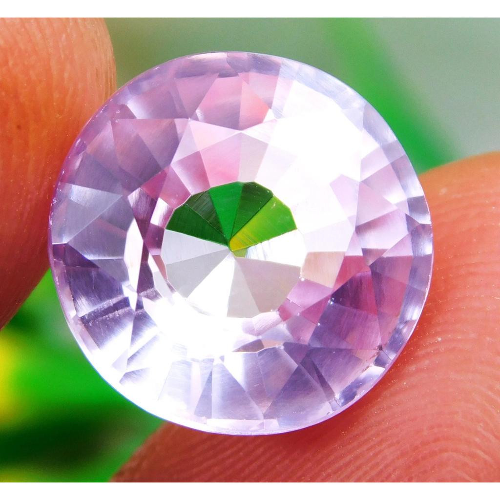 12.75 Ct Natural Pink Kunzite Round Cut Certified Loose Gemstone Jewelry