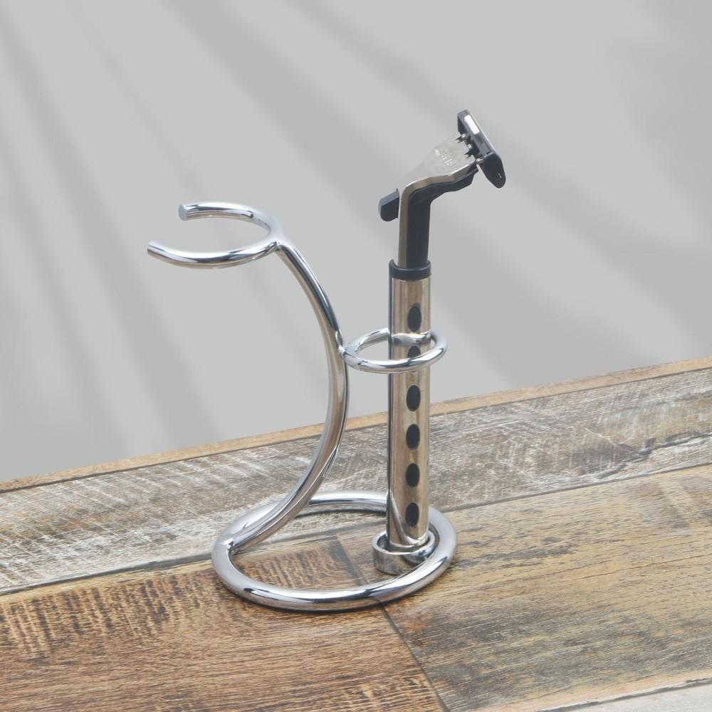 Multifunctional Art Shaving Brush Stand Razor Base Men Beard Brush Stand  Home